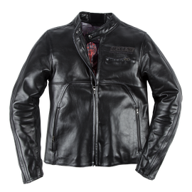 TOGA72 PERF. LEATHER JACKET BLACK