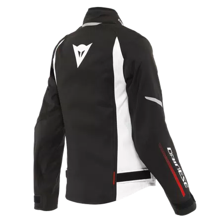 VELOCE D-DRY®- WOMEN'S WATERPROOF MOTORCYCLE JACKET - BLACK/WHITE/LAVA-RED - 2