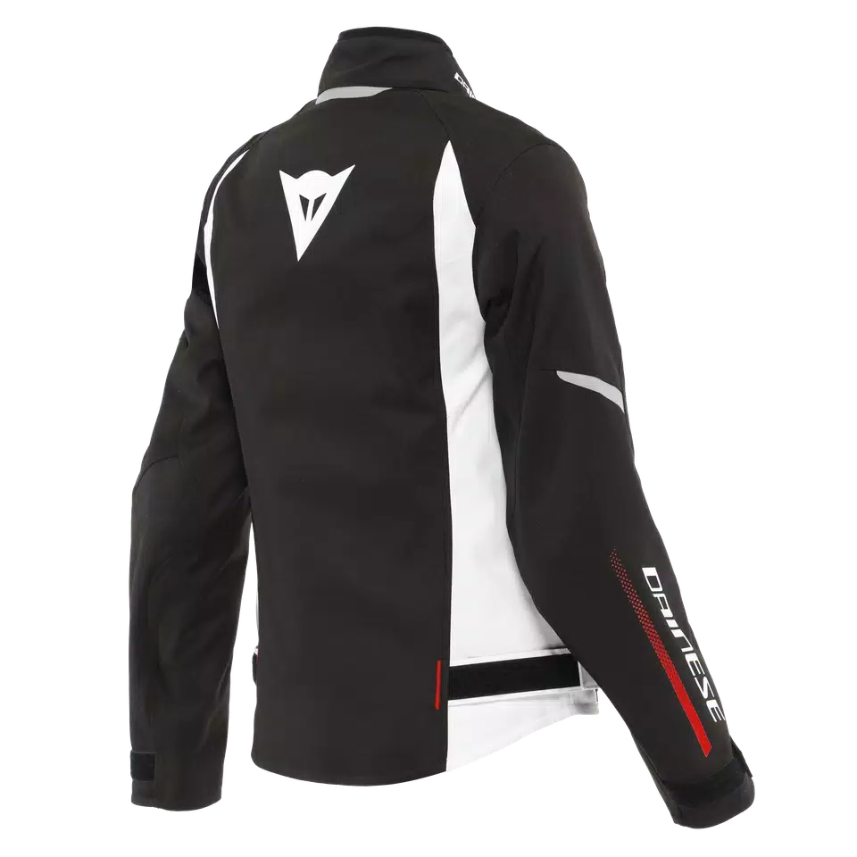VELOCE D-DRY®- WOMEN'S WATERPROOF MOTORCYCLE JACKET - BLACK/WHITE/LAVA-RED - 2
