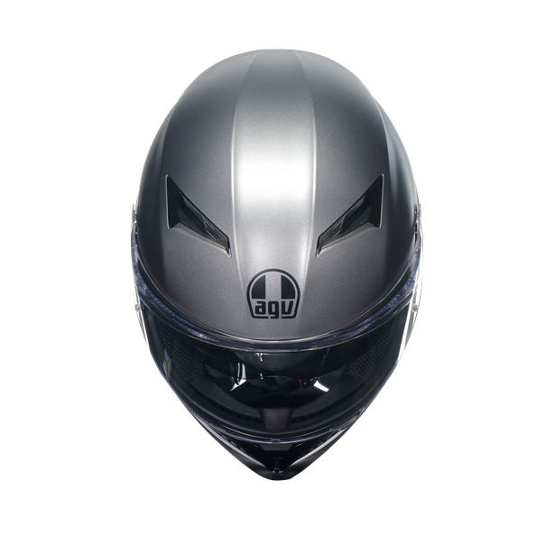 k3-rodio-grey-matt-motorbike-full-face-helmet-e2206 image number 6