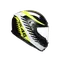 K6 E2205 TOP - RAPID 46 MATT BLACK/WH/YELLOW