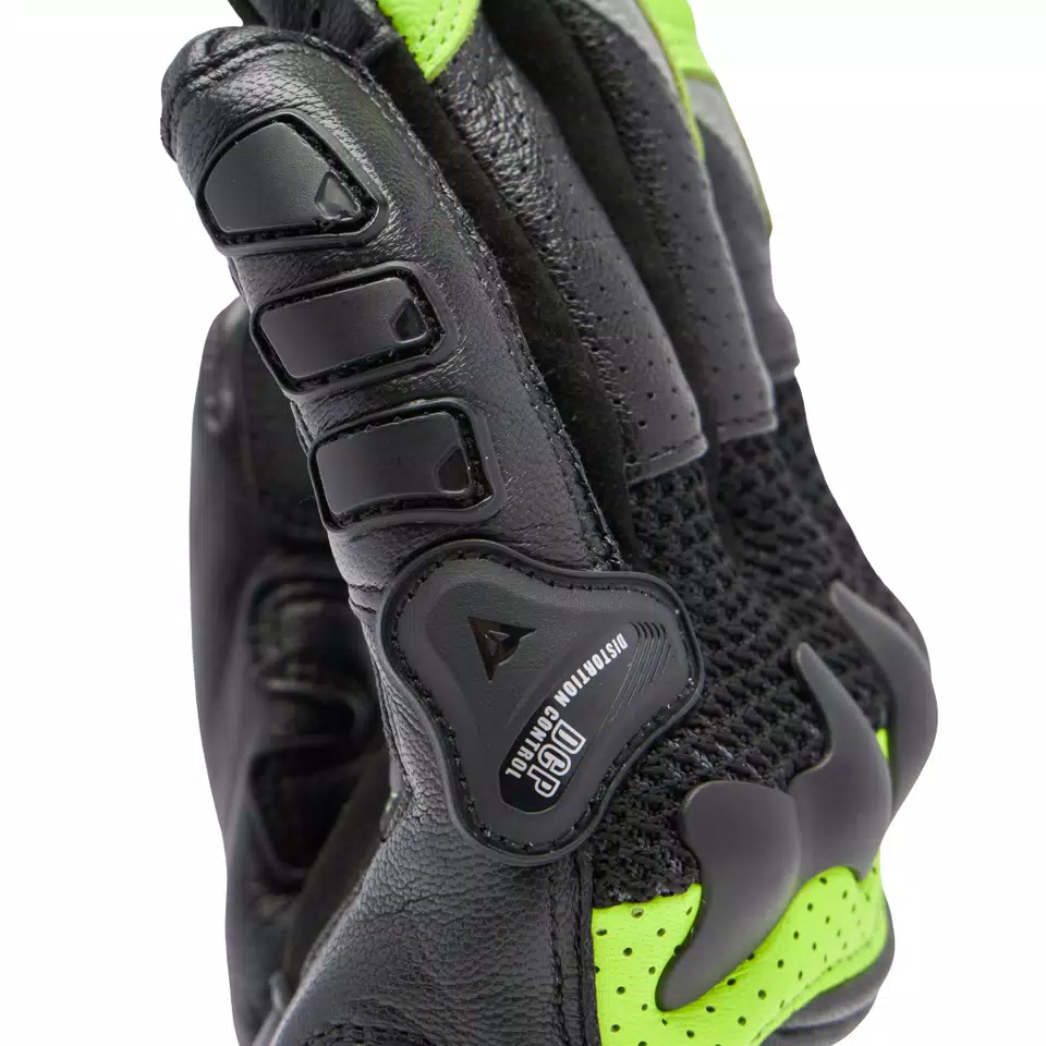 X-RIDE 2 ERGO-TEK GLOVES - BLACK/YELLOW-FLUO - 6