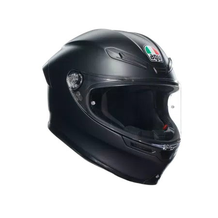K6 S MATT BLACK - MOTORBIKE FULL FACE HELMET E2206 -  - 1