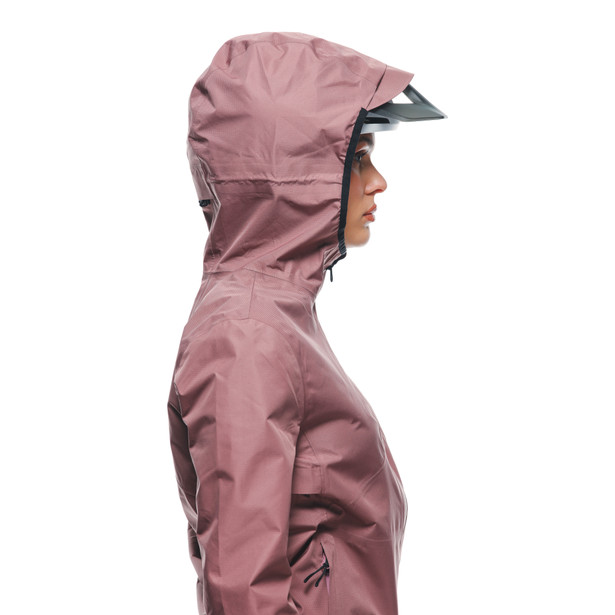 hgc-shell-light-women-s-waterproof-bike-jacket-rose-taupe image number 10