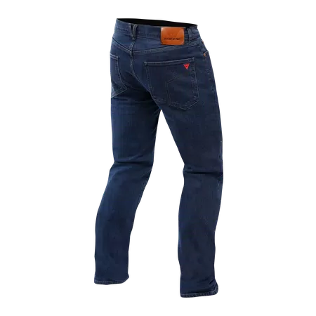 5-POCKET DENIM RELAXED PANTS - DEEP-BLUE - 2