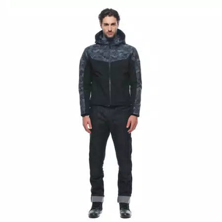 IGNITE TEX - HEREN ZOMER MOTORFIETSJACK IN STOF - BLACK/CAMO-GRAY - 2