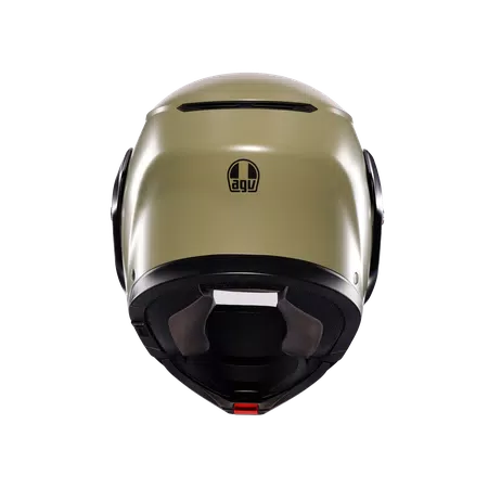 STREETMODULAR MONO MATT PASTELLO GREEN/BLACK - MOTORBIKE FLIP UP HELMET E2206 -  - 5