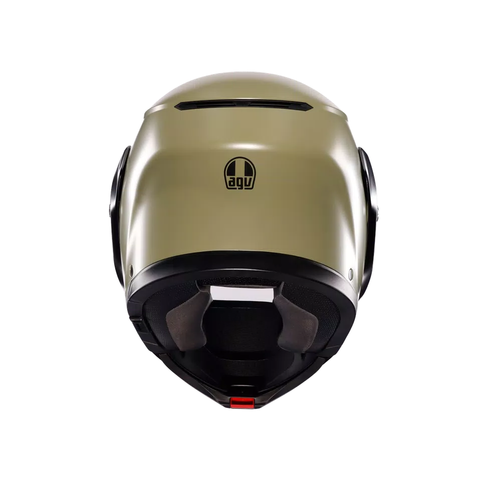 STREETMODULAR MONO MATT PASTELLO GREEN/BLACK - MOTORBIKE FLIP UP HELMET E2206 -  - 5