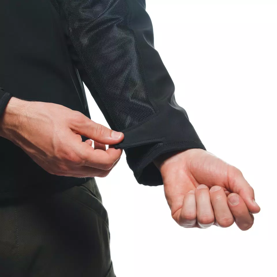 IGNITE AIR TEX - MEN'S SUMMER MOTORCYCLE JACKET IN FABRIC - BLACK/BLACK/GREY-REFLEX - 7