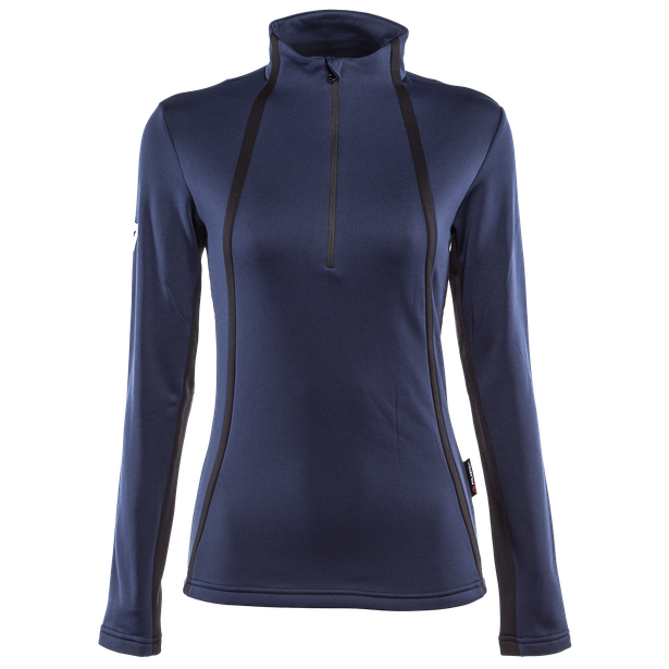 HP2 HALF ZIP LADY BLACK-IRIS/STRETCH-LIMO- Thermal Layers