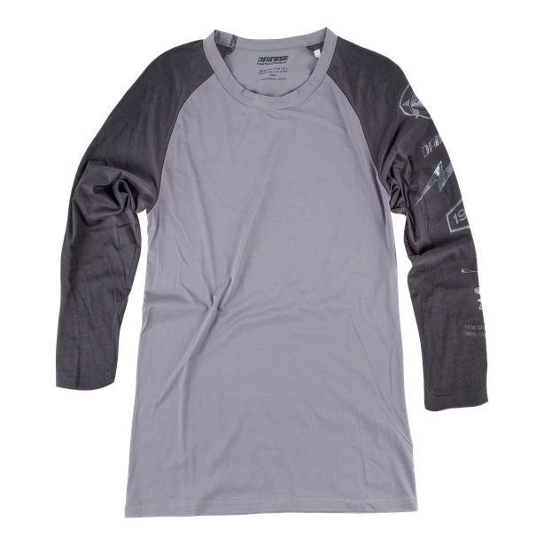 THUNDER72 3/4 T-SHIRT GREY/BLACK- Dainese72