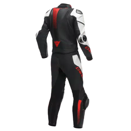 LAGUNA SECA 5 - HEREN 2-DELG MOTORFIETS LEREN PAK - BLACK/WHITE/LAVA-RED - 2