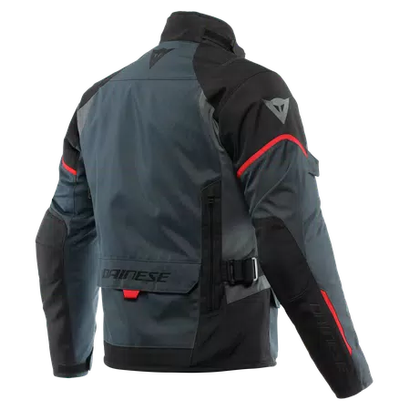 TEMPEST 3 D-DRY® - MEN'S WATERPROOF MOTORCYCLE JACKET - EBONY/BLACK/LAVA-RED - 2
