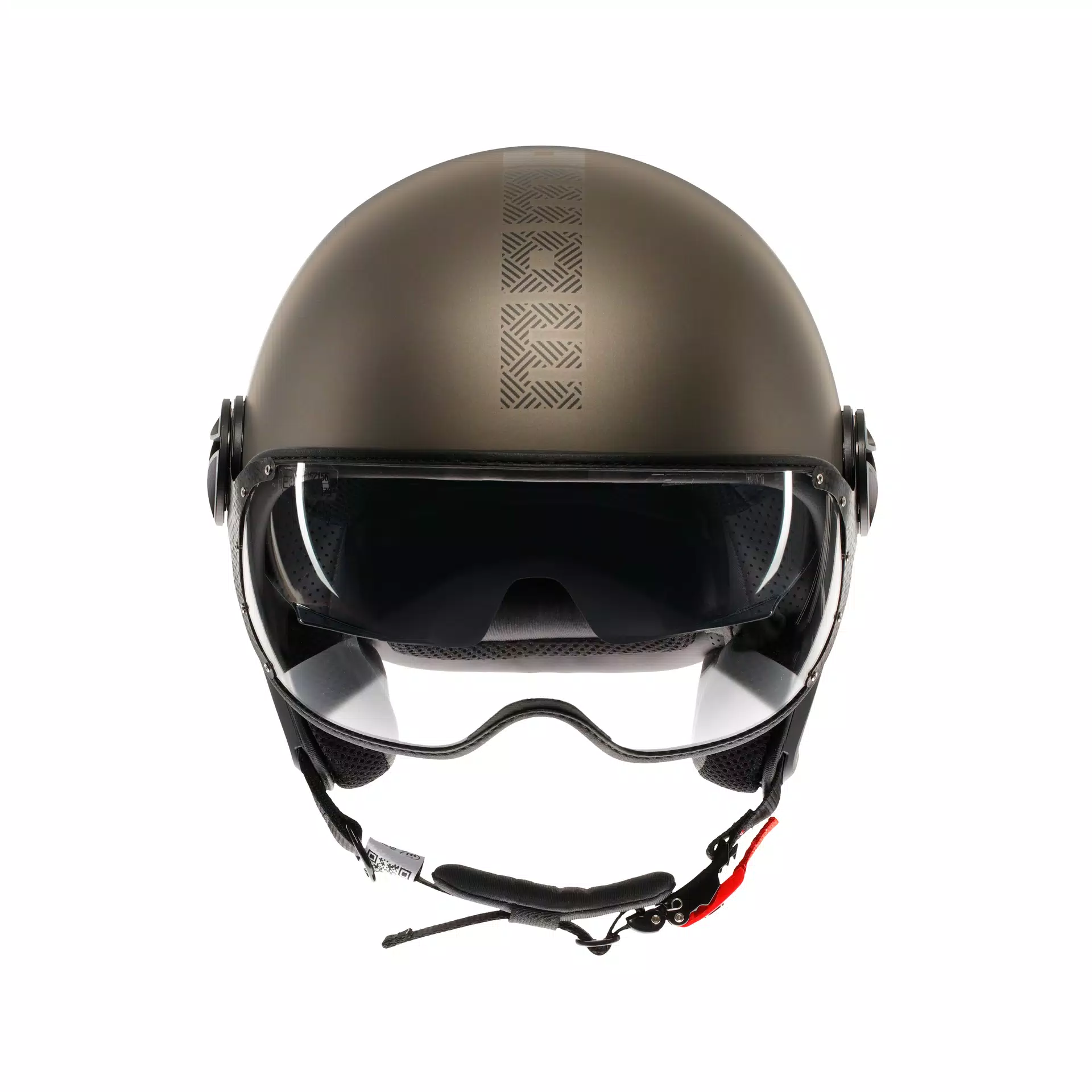 MOMODESIGN FGTR EVO MAT BRONZE / PIERRE - CASQUE JET AVEC DOUBLE VISI&Egrave;RE E2206