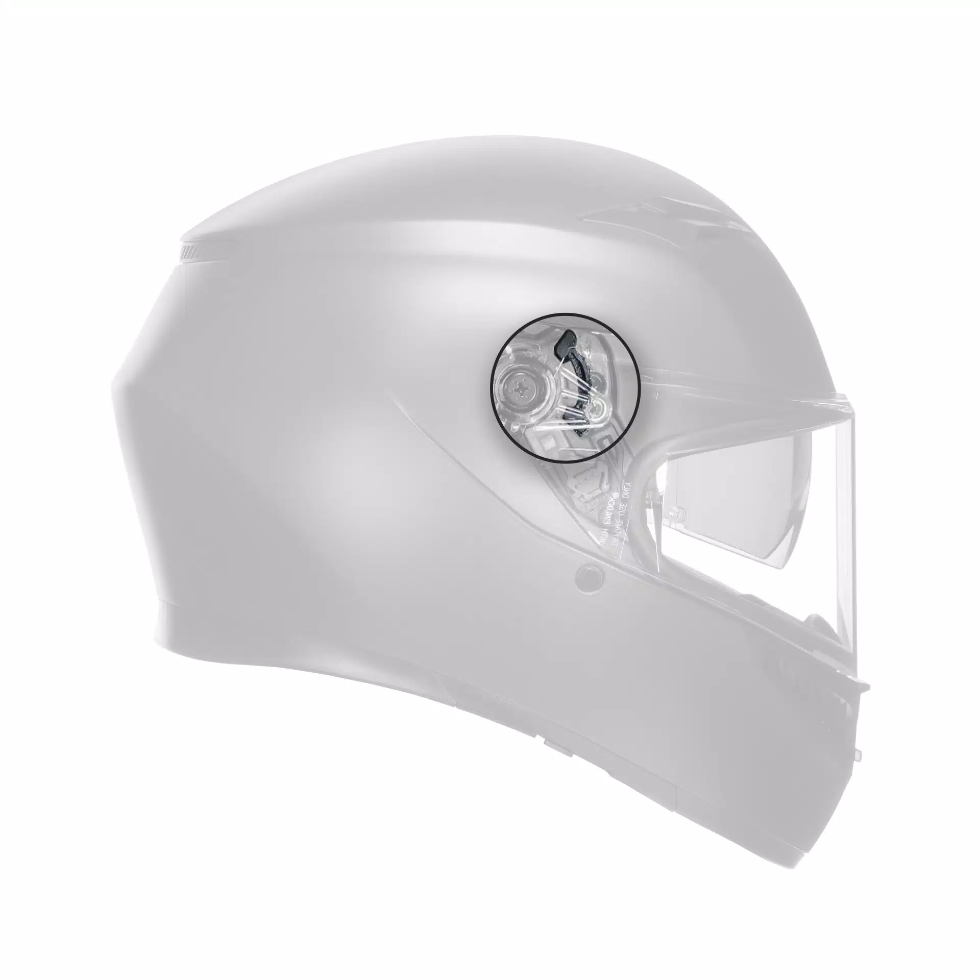 AGV CLICK VISOR MECHANISM K3 - BLACK