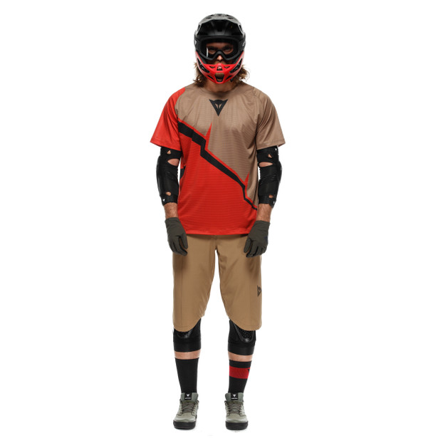 hg-aer-jersey-ss-men-s-short-sleeve-bike-t-shirt-red-brown-black image number 2