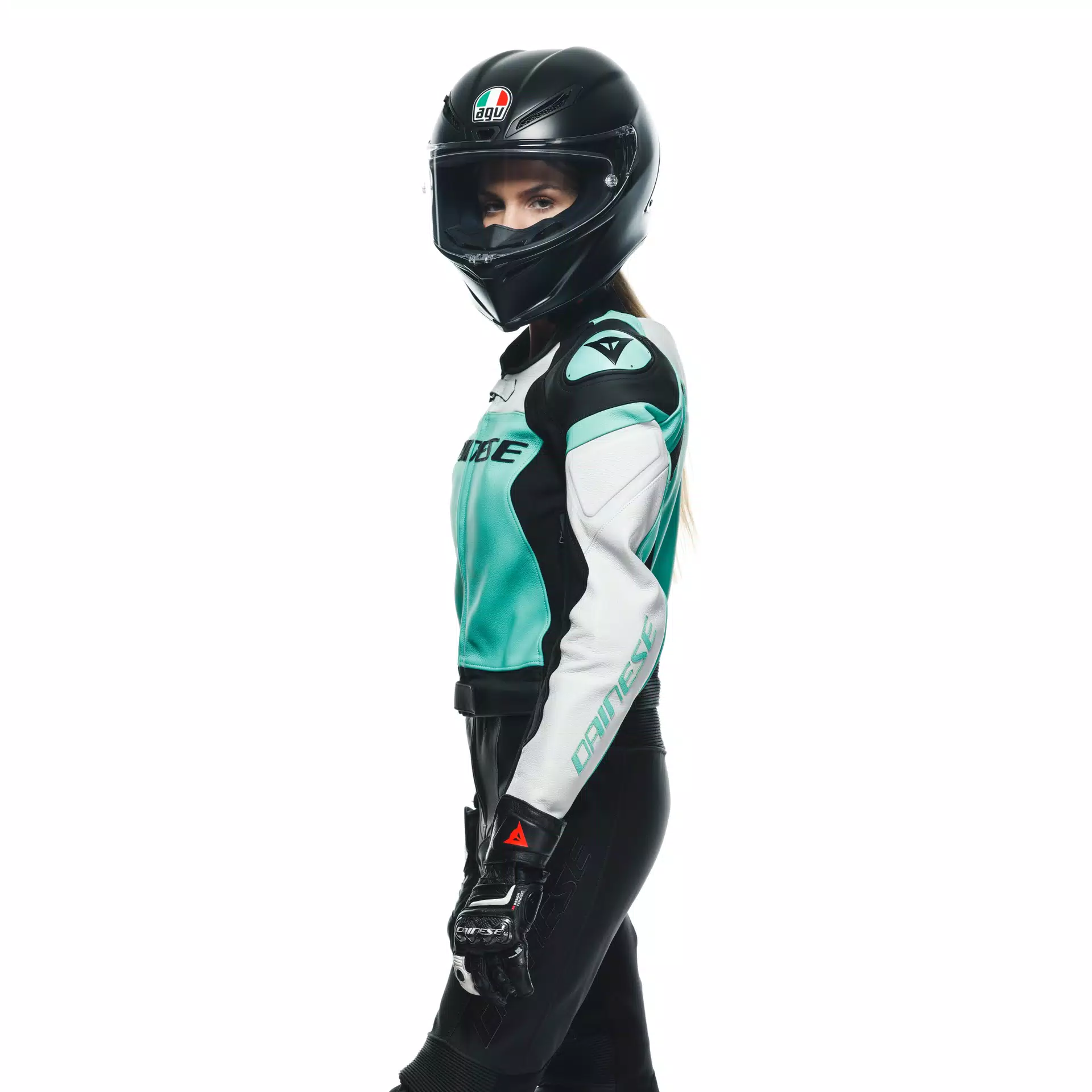 MIRAGE - TUTA MOTO DIVISIBILE IN PELLE DONNA