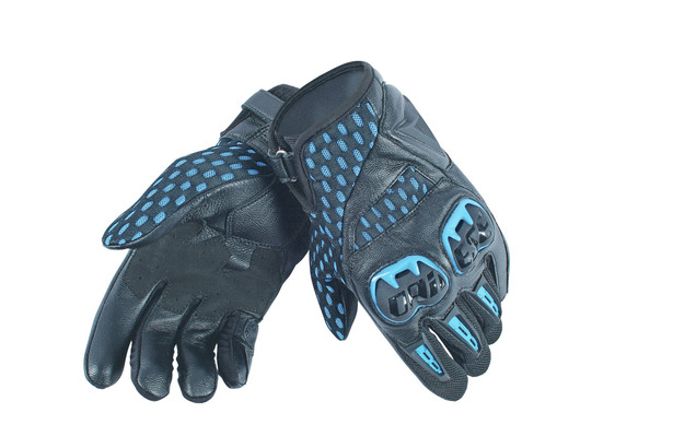 air-hero-unisex-gloves-black-electric-blue image number 0