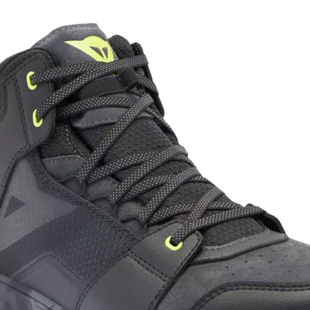 SUBURB D-WP - MEN'S WATERPROOF MOTORCYCLE SHOES - BLACK/CAMO/ACID YELLOW - 5