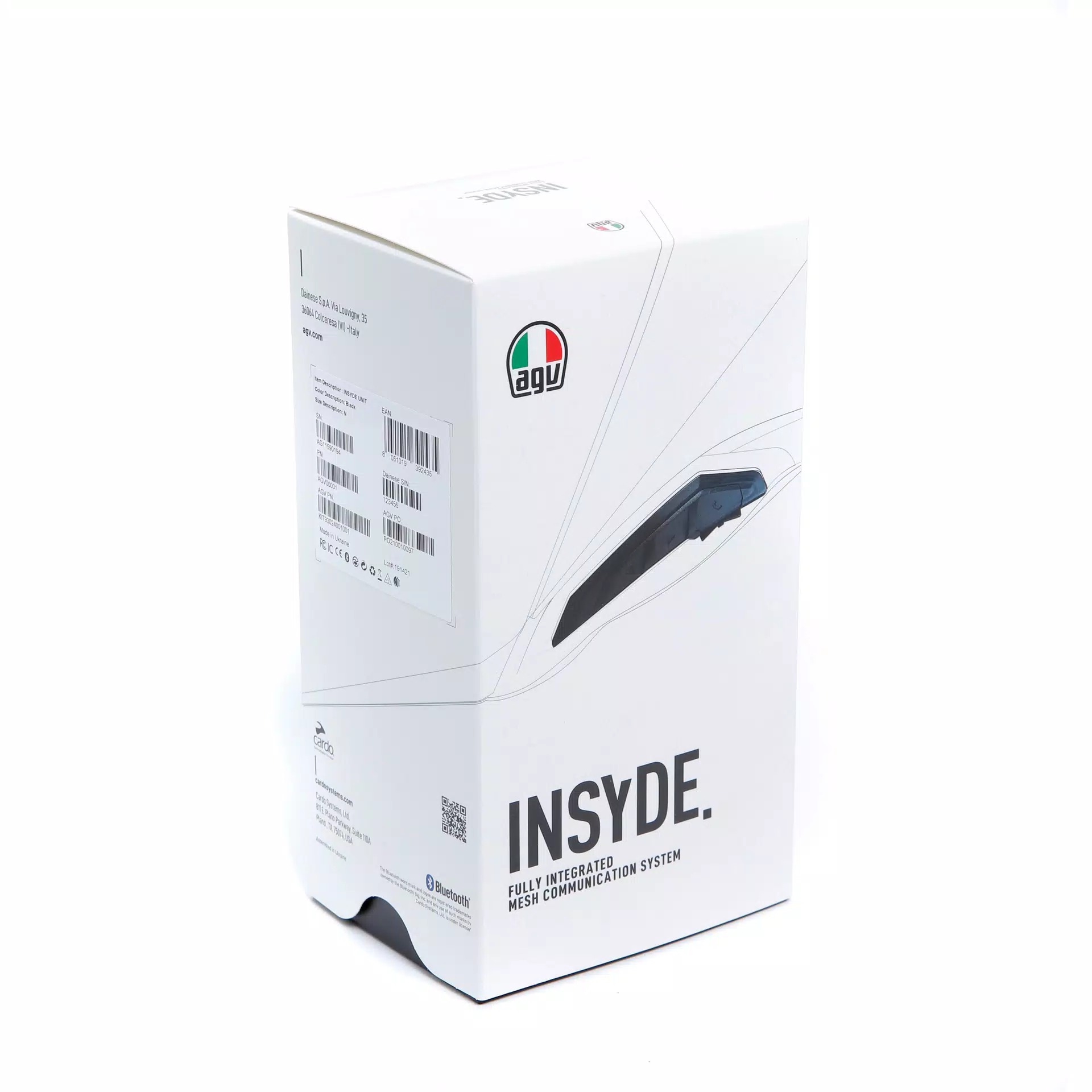 AGV INSYDE &ndash; INTEGRIERTES INTERCOM-KOMMUNIKATIONSSYSTEM F&Uuml;R TOURMODULAR UND K7