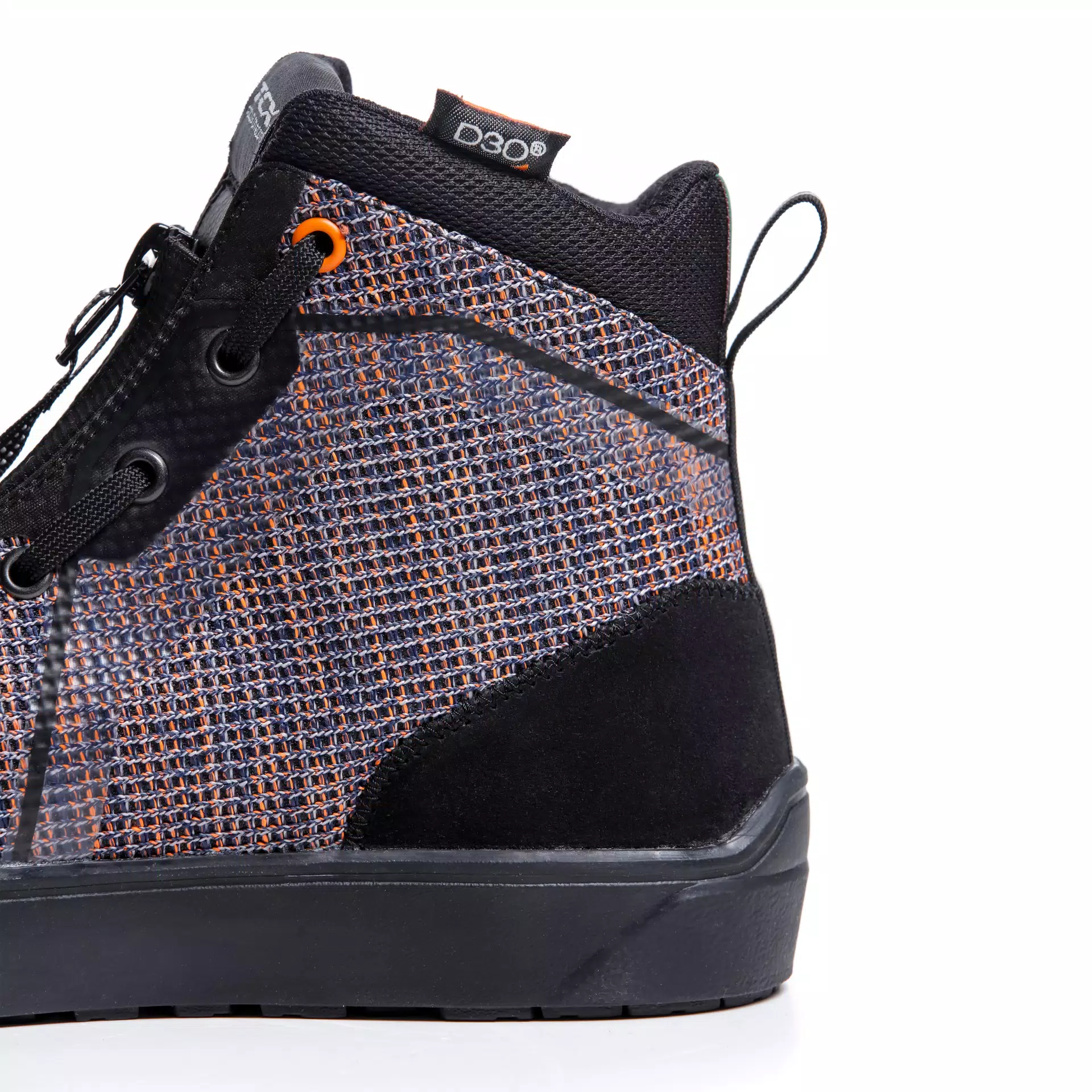 IKASU AIR MEN'S SUMMER MOTORCYCLE SHOES - BLACK/ORANGE/BLUE