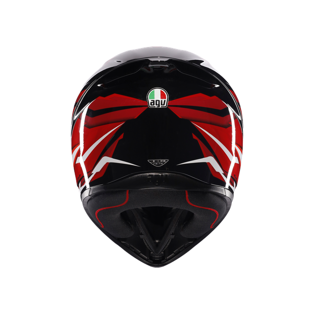 k1-s-lion-black-red-white-motorbike-full-face-helmet-e2206 image number 4