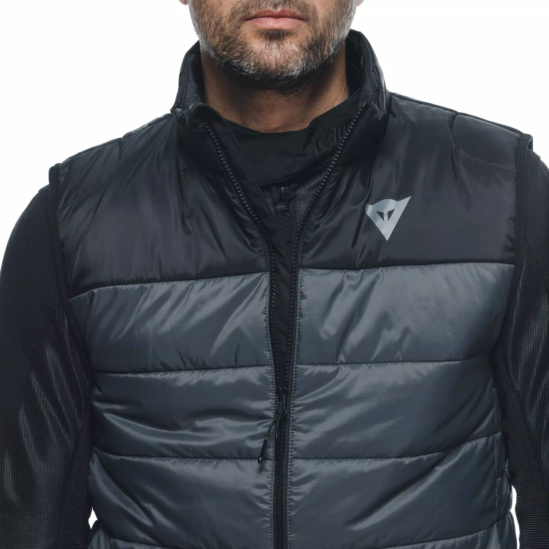 AFTER RIDE - SLEEVELESS WINDPROOF MOTORCYCLE JACKET MEN - MID LAYER WINTER