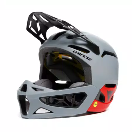LINEA 01 MIPS - FULL FACE BIKE HELMET - NARDO-GRAY/RED - 1