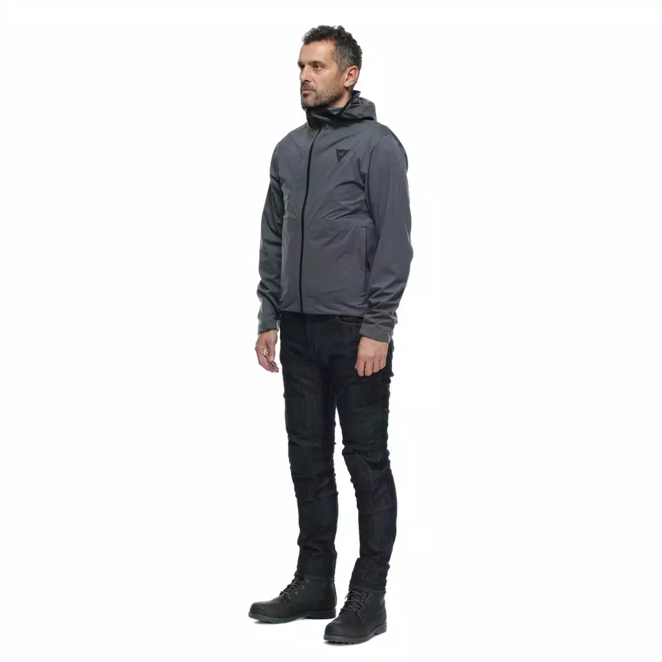 OMNIA - RAINPROOF AND WINDPROOF MOTORCYCLE SHELL - IRON-GATE - 4