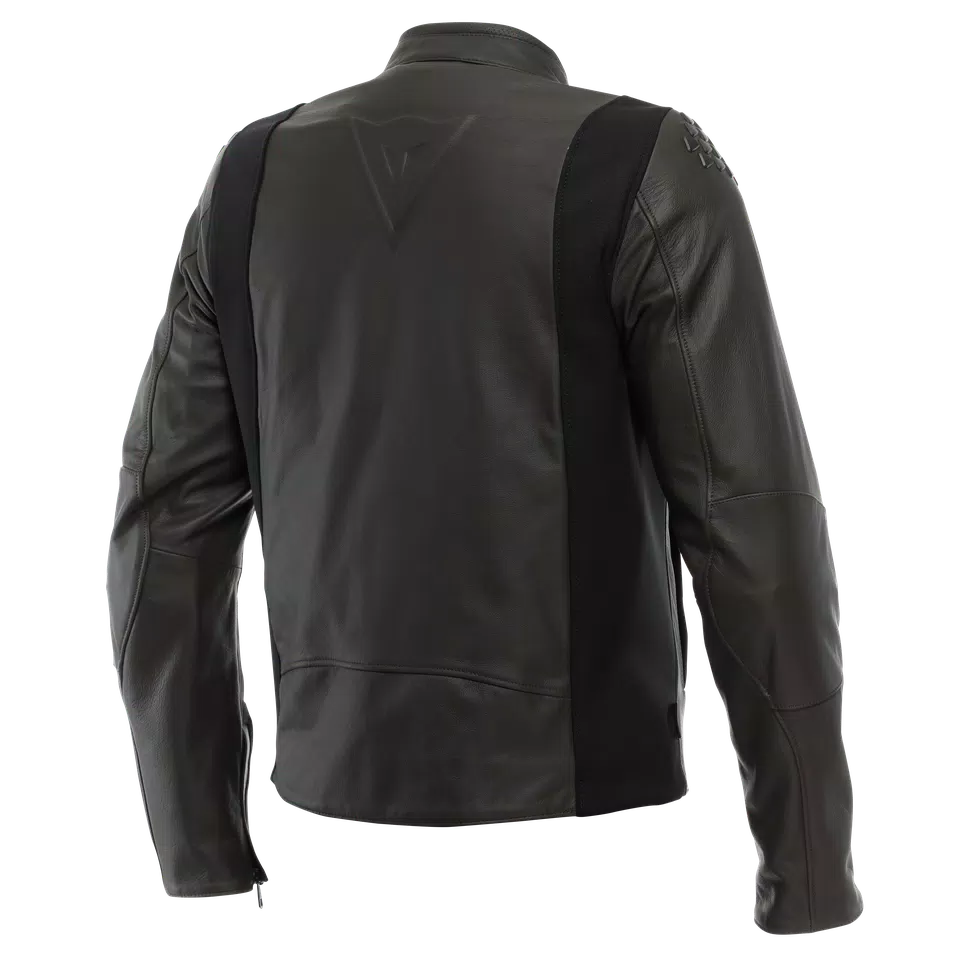 ISTRICE QDF LEATHER JACKET DARK BROWN Dainese