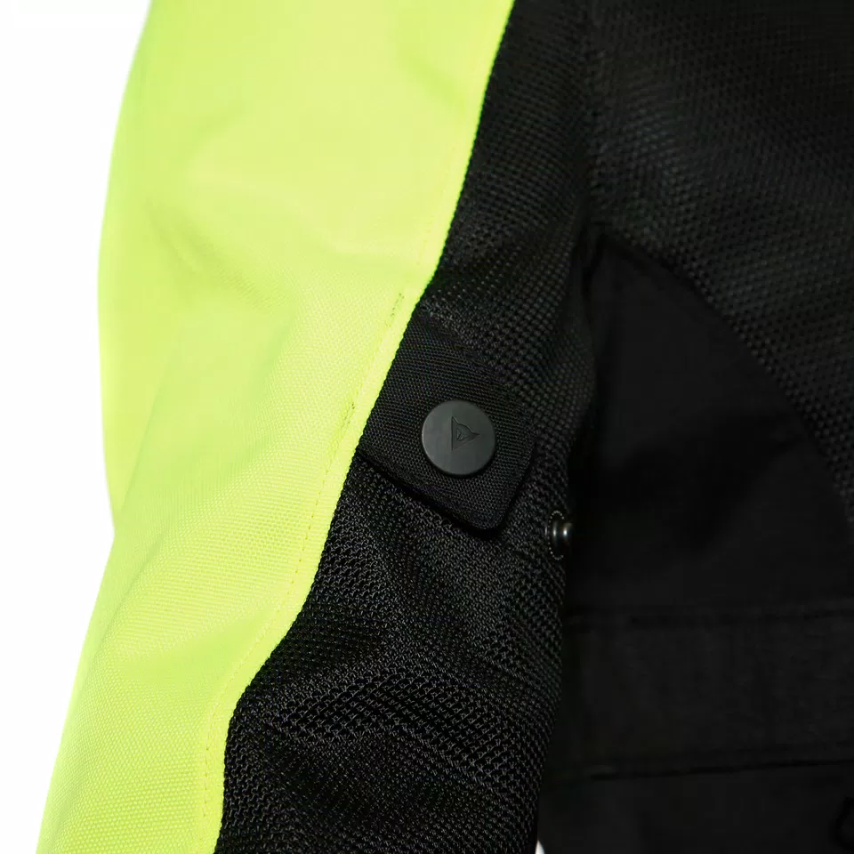 RIBELLE AIR TEX - WOMEN'S SUMMER MOTORCYCLE JACKET IN FABRIC - BLACK/FLUO-YELLOW - 8