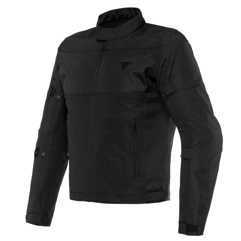 ELETTRICA AIR TEX MEN S MOTORCYCLE JACKET IN FABRIC BLACK BLACK BLACK Dainese