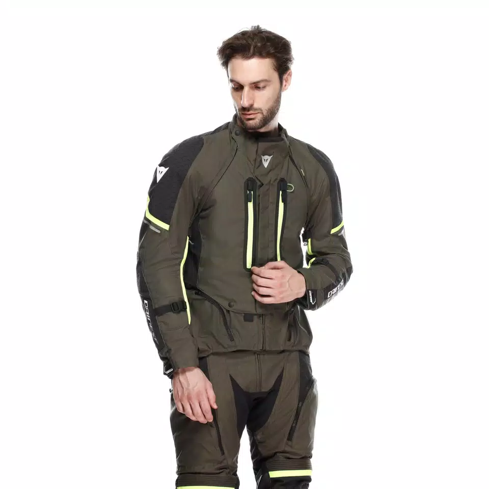 SUPER ADVENTURE ABSØLUTESHELL™ - MEN MOTORCYCLE OFF-ROAD JACKET - TARMAC/BLACK/FLUO YELLOW - 3