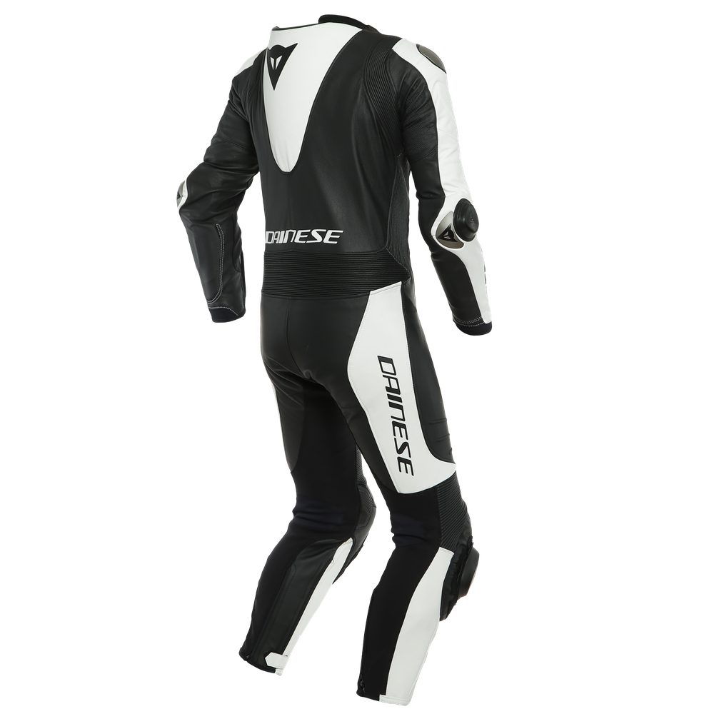 laguna-seca-5-combinaison-moto-racing-en-cuir-une-pi-ce-homme-black-white image number 1