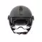 MOMODESIGN FGTR CLASSIC MATT GREY / BLACK - JET HELMET WITH VISOR E2206