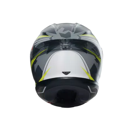 K6 S EXCITE MATT CAMO/YELLOW FLUO - MOTORBIKE FULL FACE HELMET E2206 -  - 5
