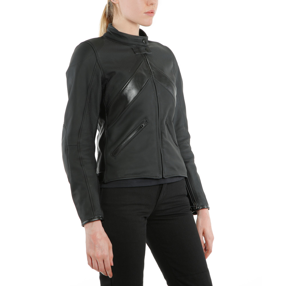 santa-monica-lady-leather-jacket-perf-black image number 5