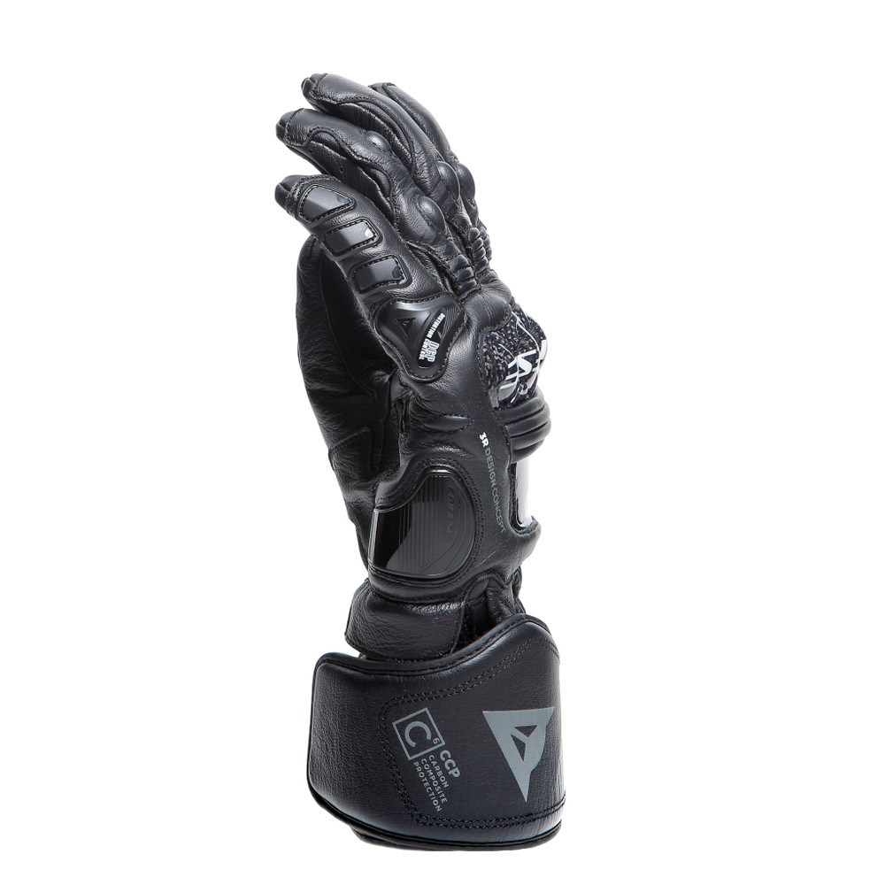 druid-4-leather-gloves-black-black-charcoal-gray image number 3