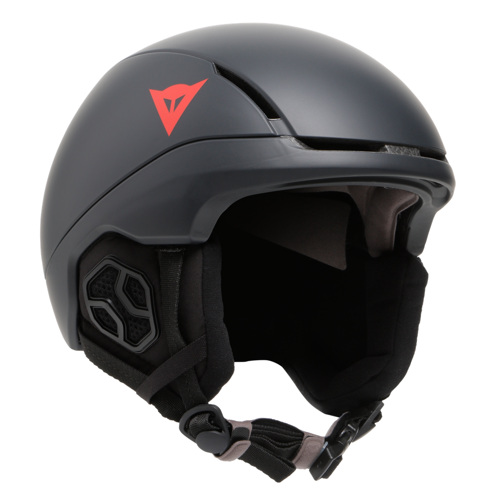 elemento-ski-helmet-black-red image number 1