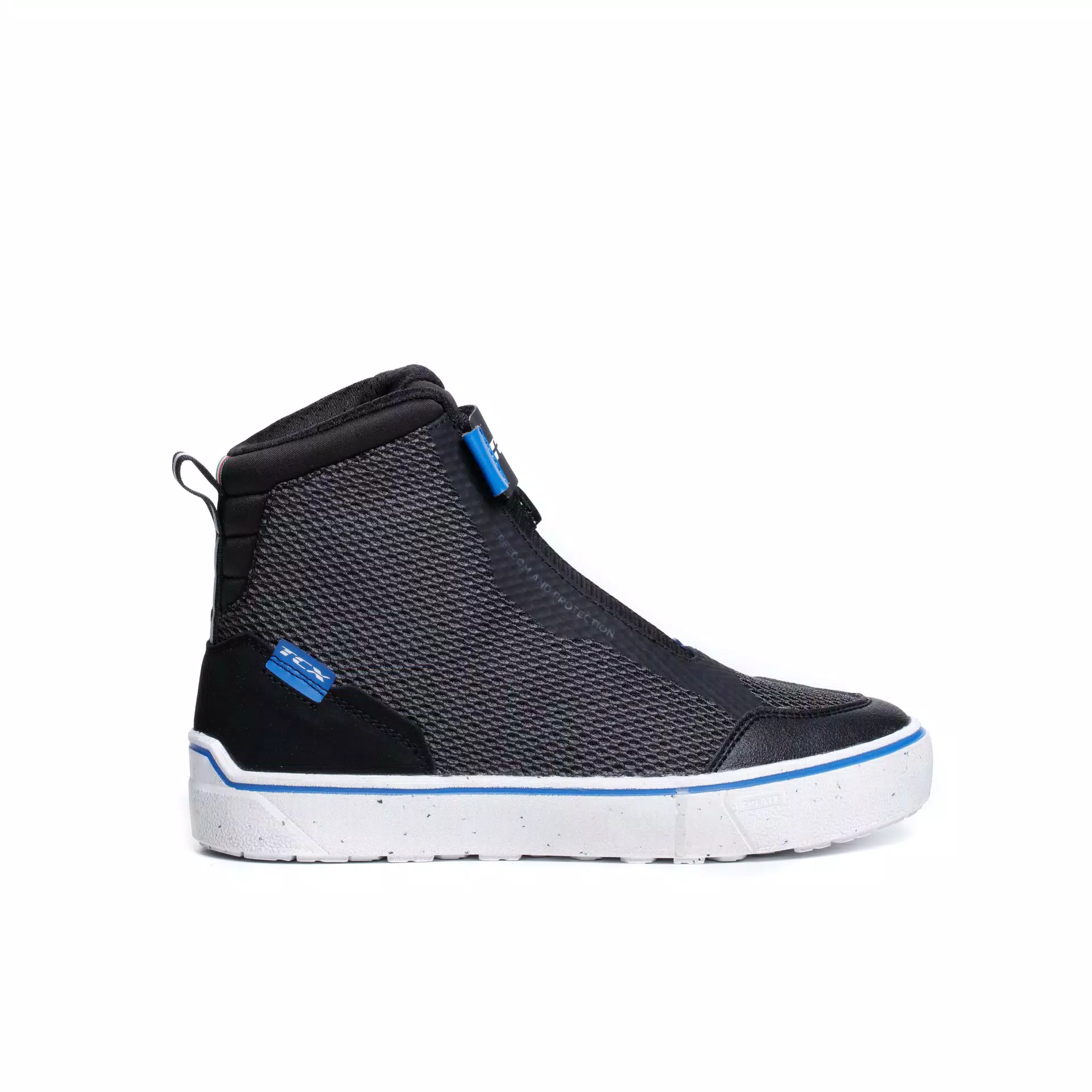 IKASU 2 AIR SUMMER MOTORCYCLE SHOES WOMEN - BLACK/ELECTRIC BLUE