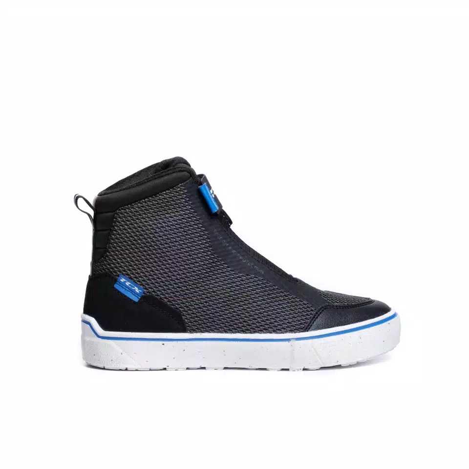 IKASU 2 AIR SUMMER MOTORCYCLE SHOES WOMEN - BLACK/ELECTRIC BLUE -  - 2