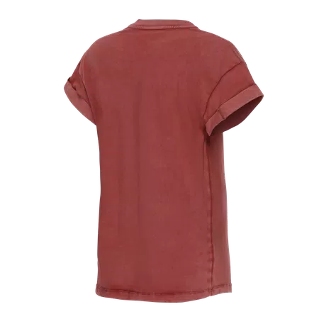 SFUMATA - DAMES T-SHIRT MET RONDE HALS - RED PEAR - 2