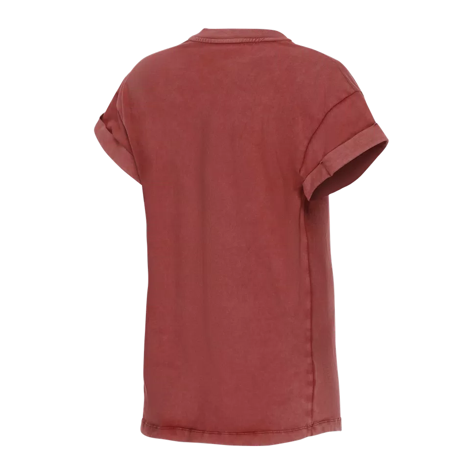 SFUMATA - CAMISETA CON CUELLO REDONDO MUJER - RED PEAR - 2