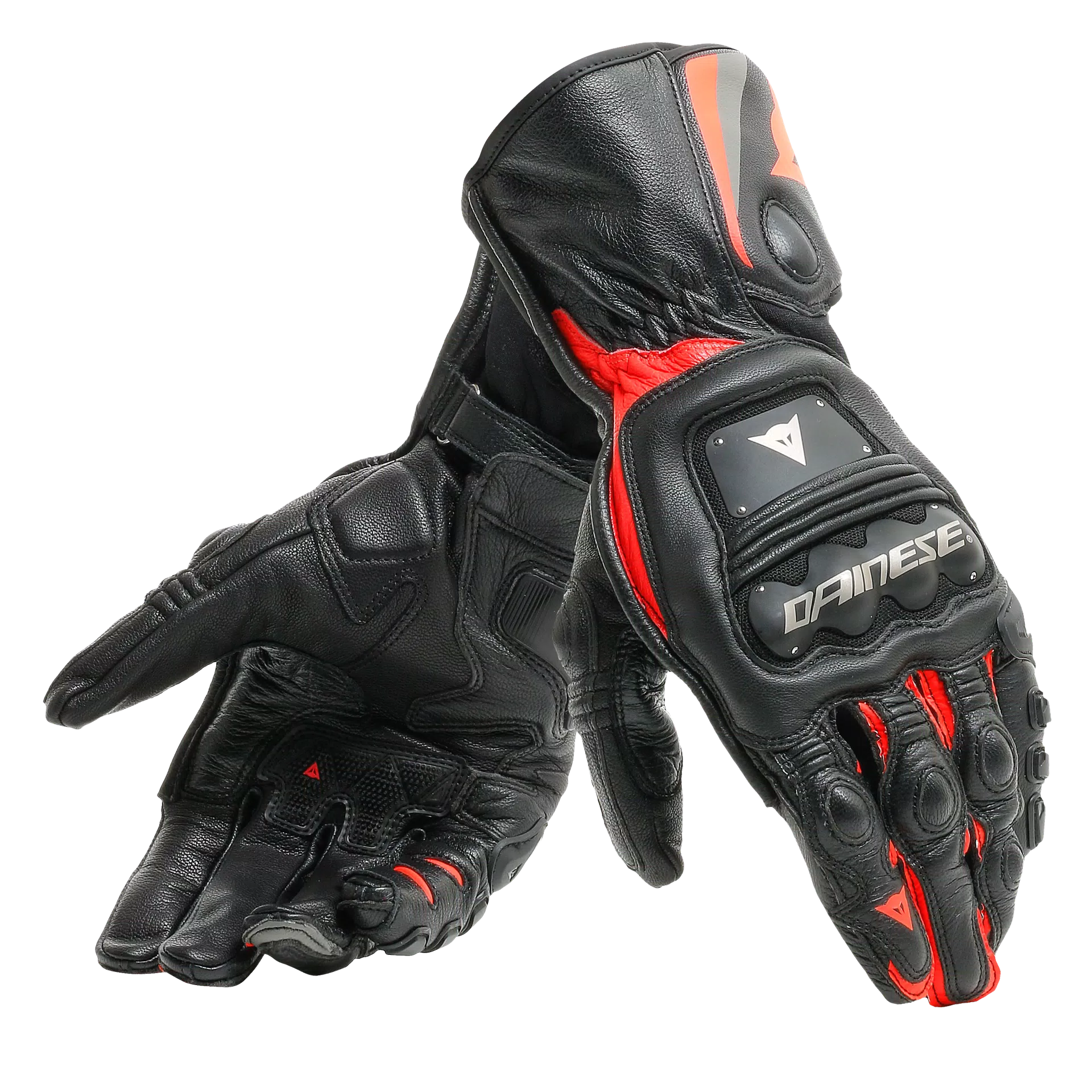 DAINESE STEEL-PRO IN GLOVES サイズM STEEL-PRO - MEN'S MOTORCYCLE LEATHER GLOVES | BLACK/FLUO-RED