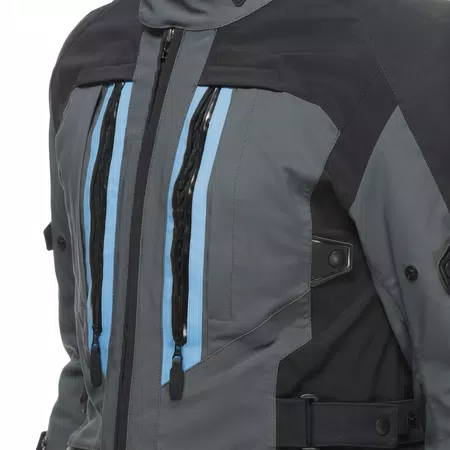 MANGEN ABS&Oslash;LUTESHELL&trade; PRO - MEN TOURING MOTORCYCLE JACKET - EBONY/BLACK - 7