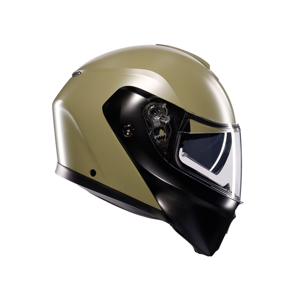 streetmodular-mono-matt-pastello-green-black-casco-moto-modular-e2206 image number 2