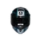 STREETMODULAR LEDRO MATT BLACK/POWDER BLUE - MOTORBIKE FLIP UP HELMET DOT(E2206)