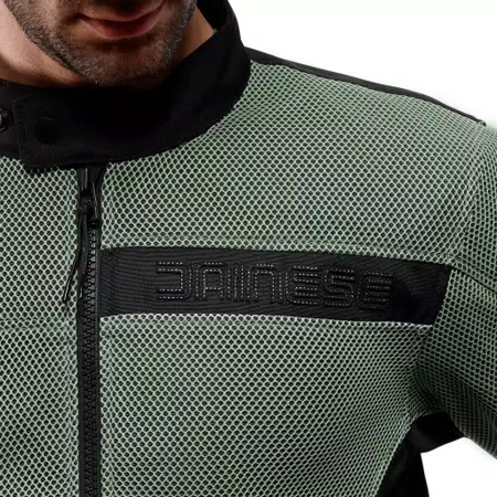 LISBONA AIR TEX - MEN'S SUMMER TEXTILE MOTORCYCLE JACKET - ICEBERG GREEN/BLACK - 7