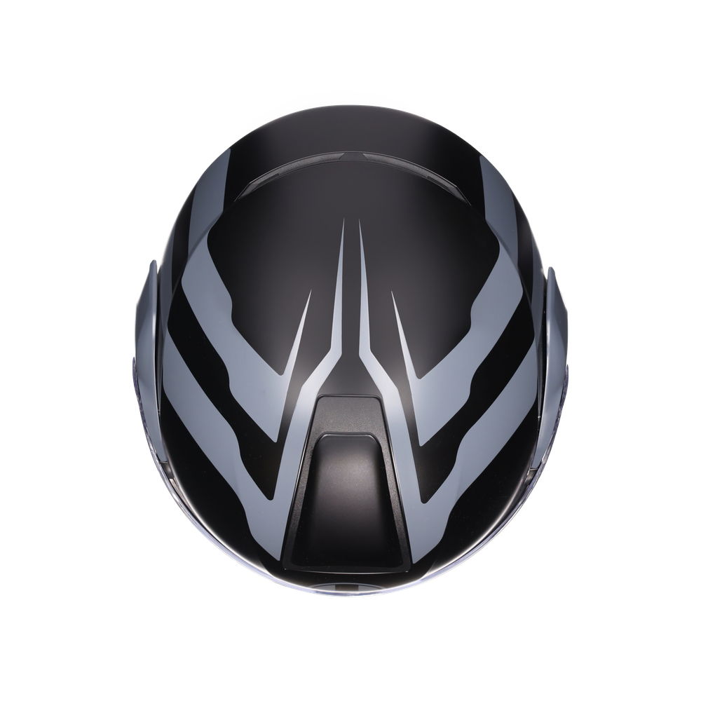 streetmodular-resia-matt-black-grey-casco-moto-modular-e2206 image number 6