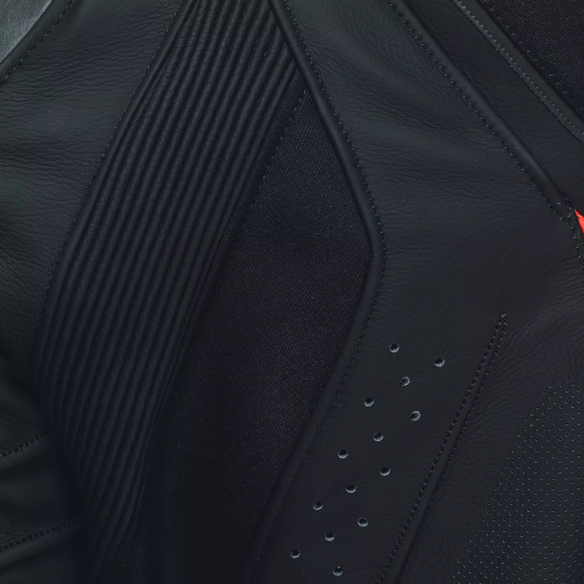SUPER SPEED 4 - MEN'S MOTORCYCLE PERFORATED LEATHER JACKET